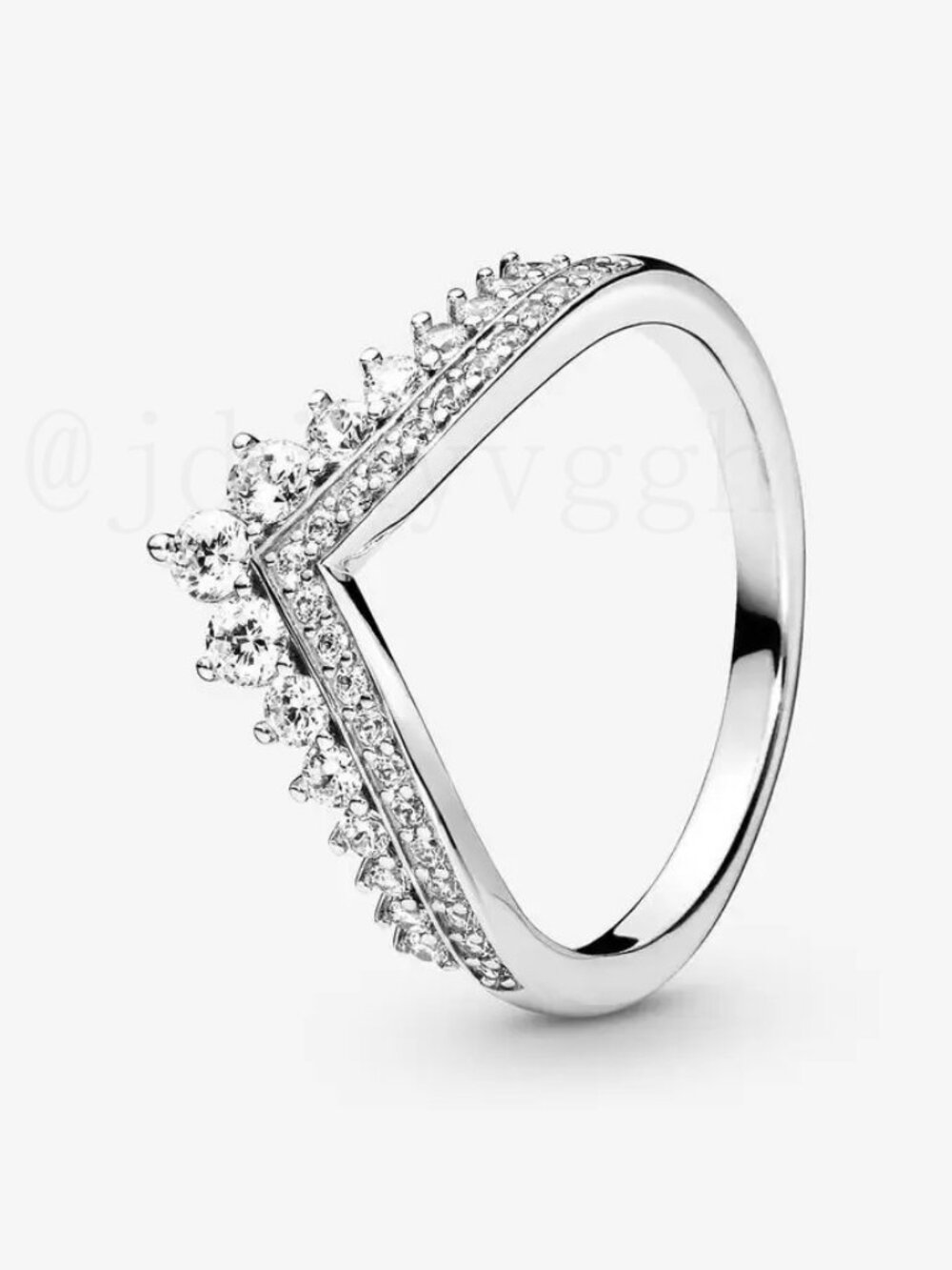 Pandora Princess Wishbone Ring